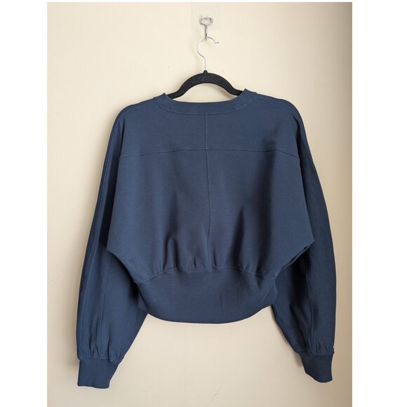 Modal Fleece Ribbed-Waist Pullover - Picture 4 of 7